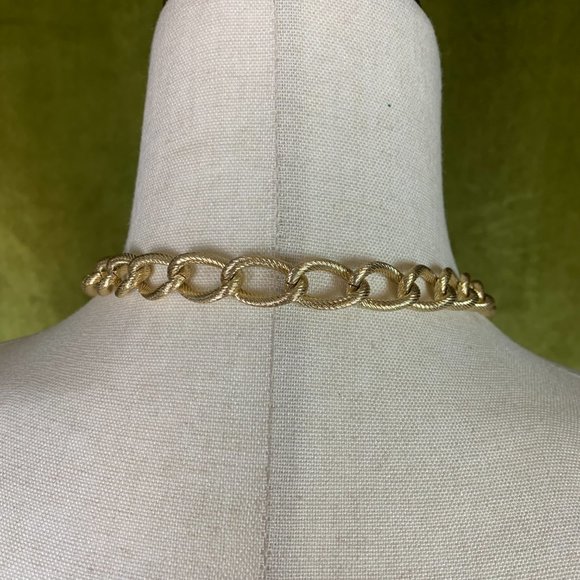 S O L D * Vintage Gold Chain Belt/Lariat Necklace With Tassels - Picture 9 of 10